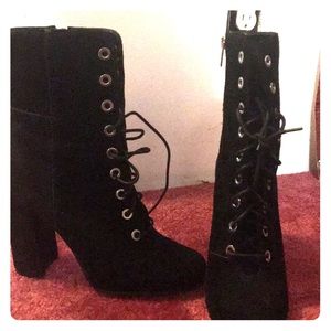 Vince Camuto lace up boots